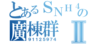 とあるＳＮＨ４８の廣棟群Ⅱ（９１１２５９７４）