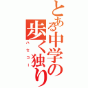 とある中学の歩く独り言（ハセコー）