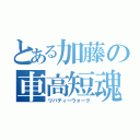 とある加藤の車高短魂（リバティーウォーク）