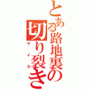 とある路地裏の切り裂き魔（サイカ）