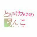 とあるけみおのうんこ（超下品）