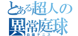 とある超人の異常庭球（白猫テニス）