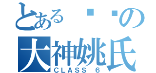 とある绝对の大神姚氏（ＣＬＡＳＳ ６）