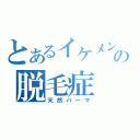 とあるイケメンの脱毛症（天然パーマ）