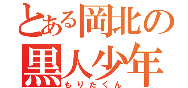 とある岡北の黒人少年（もりたくん）