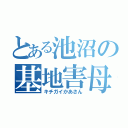 とある池沼の基地害母（キチガイかあさん）