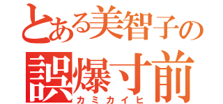 とある美智子の誤爆寸前（カミカイヒ）