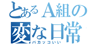 とあるＡ組の変な日常（バカッコいい）