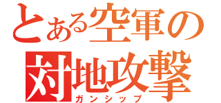 とある空軍の対地攻撃機（ガンシップ）