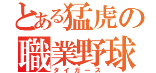 とある猛虎の職業野球（タイガース）