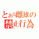 とある雌雄の禁止行為（ピーーー）