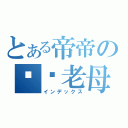 とある帝帝の屌你老母（インデックス）