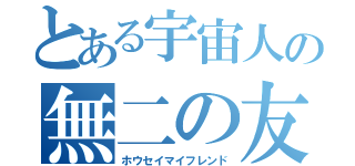 とある宇宙人の無二の友（ホウセイマイフレンド）