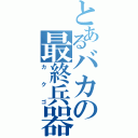 とあるバカの最終兵器（カクゴ）