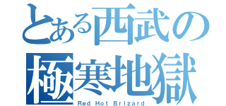 とある西武の極寒地獄（Ｒｅｄ Ｈｏｔ Ｂｒｉｚａｒｄ）