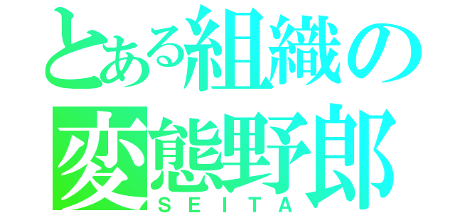 とある組織の変態野郎（ＳＥＩＴＡ）