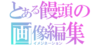 とある饅頭の画像編集（イメジネーション）