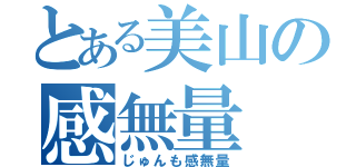 とある美山の感無量（じゅんも感無量）