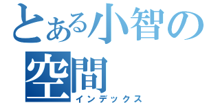 とある小智の空間（インデックス）