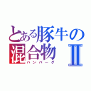 とある豚牛の混合物Ⅱ（ハンバーグ）