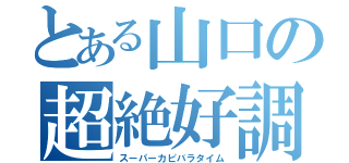 とある山口の超絶好調（スーパーカピバラタイム）