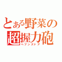 とある野菜の超握力砲（ヘブンズドア）