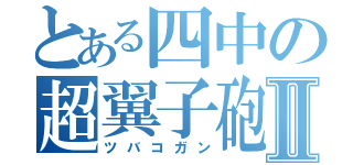 とある四中の超翼子砲Ⅱ（ツバコガン）