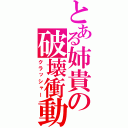 とある姉貴の破壊衝動（クラッシャー）