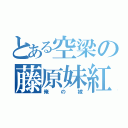 とある空梁の藤原妹紅（俺の嫁）（俺の嫁）