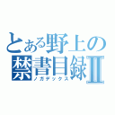 とある野上の禁書目録Ⅱ（ノガデックス）