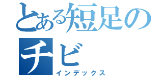 とある短足のチビ（インデックス）