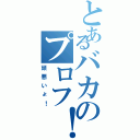 とあるバカのプロフ！（頭悪いょ！）