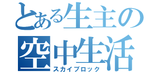 とある生主の空中生活（スカイブロック）