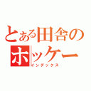 とある田舎のホッケーバカ（インデックス）