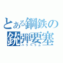 とある鋼鉄の銃弾要塞（パラベラム）