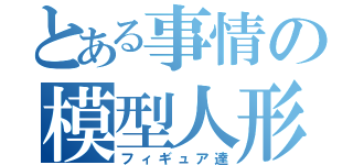 とある事情の模型人形（フィギュア達）