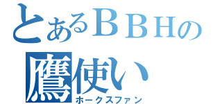 とあるＢＢＨの鷹使い（ホークスファン）