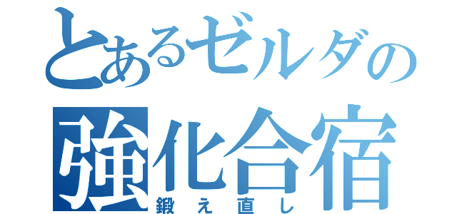 とあるゼルダの強化合宿（鍛え直し）