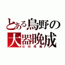 とある烏野の大器晩成（日向翔陽）