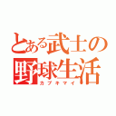 とある武士の野球生活（カブキマイ）