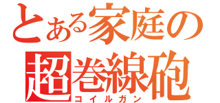 とある家庭の超巻線砲（コイルガン）