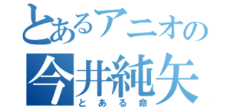 とあるアニオの今井純矢（とある命）