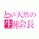 とある天然の生徒会長（天都かなた）