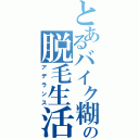 とあるバイク糊の脱毛生活（アデランス）