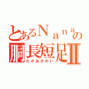 とあるＮａｎａの胴長短足Ⅱ（たかおかかい）