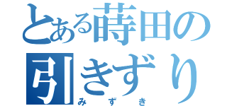 とある蒔田の引きずりちゃん（みずき）