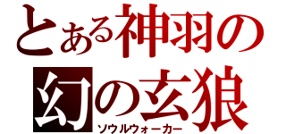 とある神羽の幻の玄狼（ソウルウォーカー）