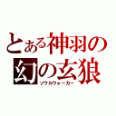 とある神羽の幻の玄狼（ソウルウォーカー）