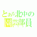 とある北中の園芸部員（セニョ）