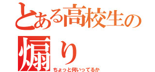 とある高校生の煽り（ちょっと何いってるか）